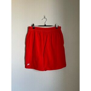 Fabletics Men's The Fundamental Short II 9" *Lined in Red Orange Size MEDIUM